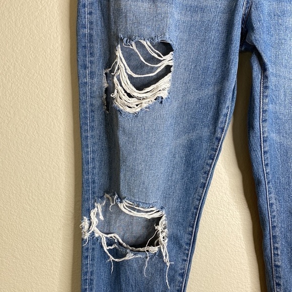 Vervet by Flying Monkey begin again distressed rigid mom jean Sz 32 - Picture 4 of 11